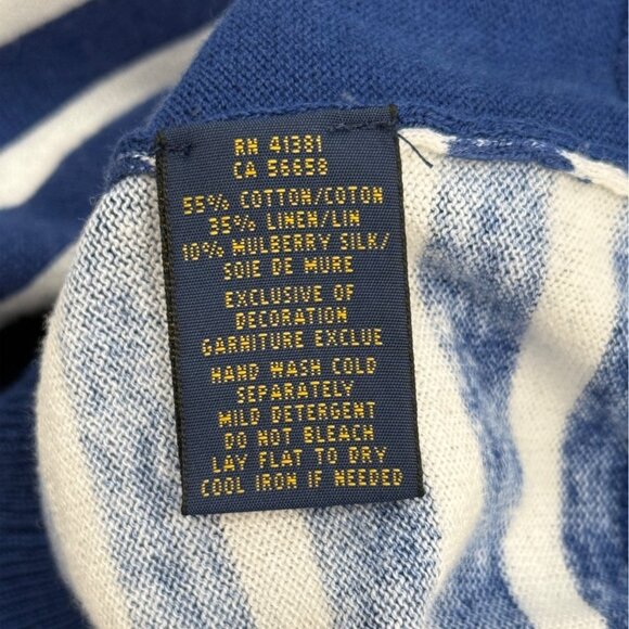 Polo Ralph Lauren Womens Top Pullover PGA Ocean Course Kiawah Cowl Neck Size S - Picture 6 of 8